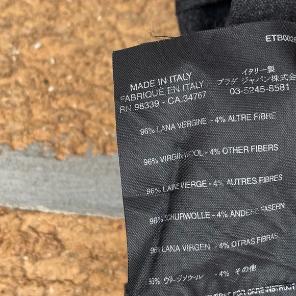 Prada virgin wool dress pants size 40/6 - Picture 7 of 8